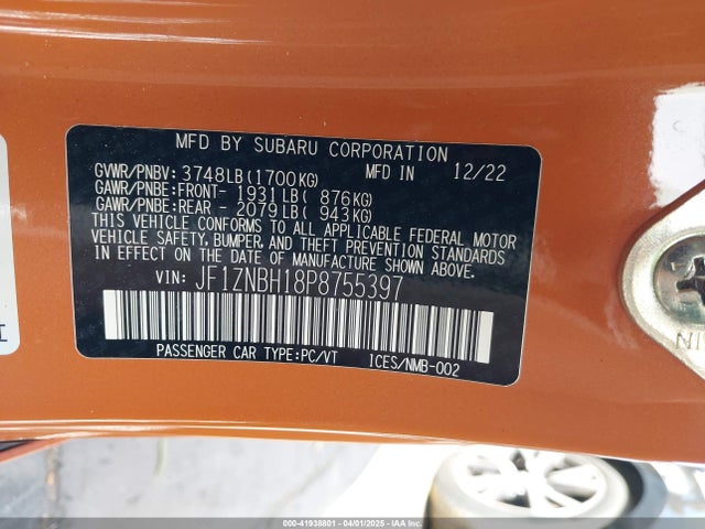 JF1ZNBH18P8755397 Toyota na