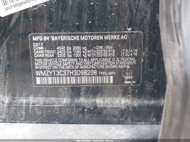 WMZYT3C37H3D98208 Mini Countryman Cooper S