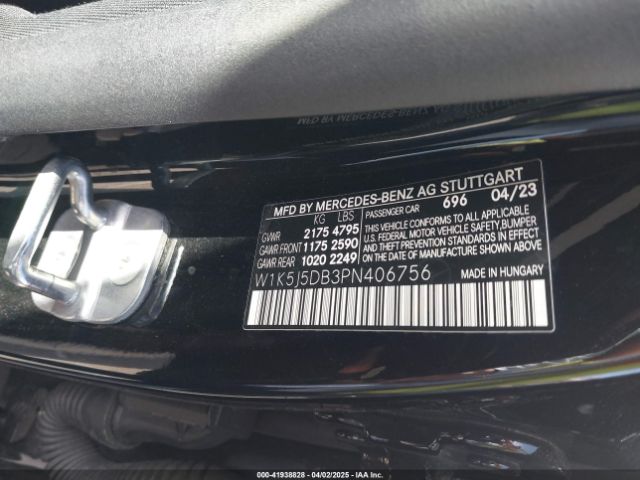W1K5J5DB3PN406756 Mercedes-Benz Amg Cla 45 4matic