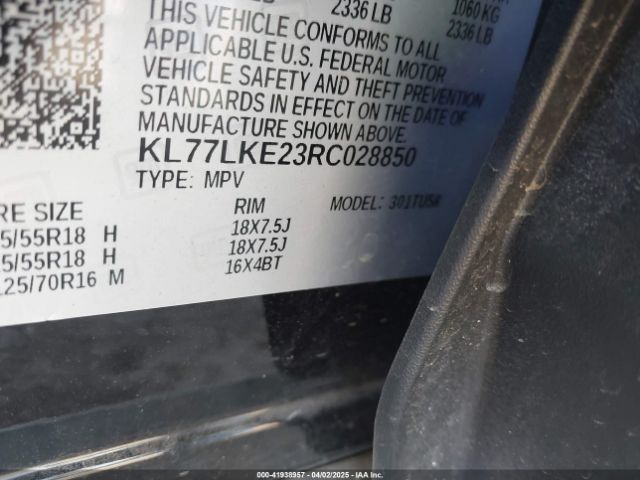 2024 CHEVROLET TRAX KL77LKE23RC028850 Photo 8