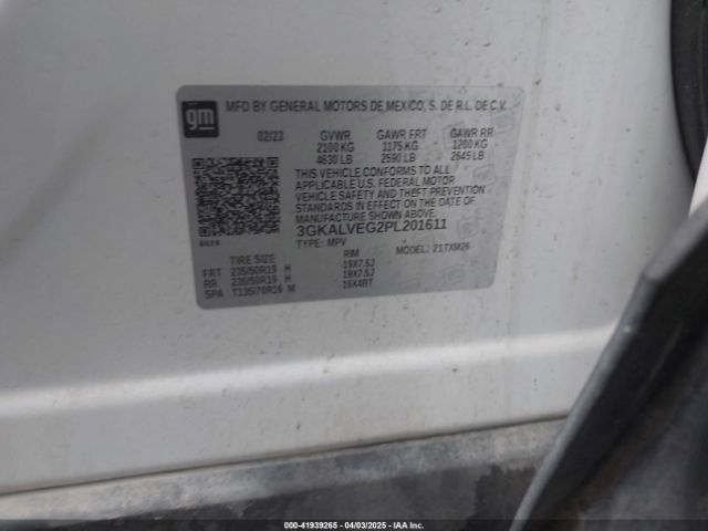 3GKALVEG2PL201611 GMC Terrain Awd Slt