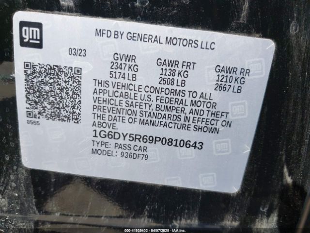 2023 CADILLAC CT5-V 1G6DY5R69P0810643 Photo 8