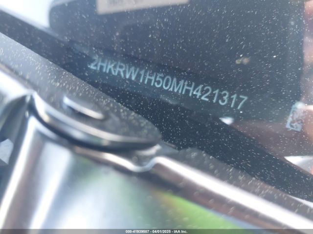 2HKRW1H50MH421317 Honda Cr-v 2wd Ex