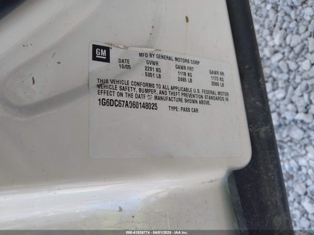 2006 CADILLAC STS 1G6DC67A060148025 Photo 8