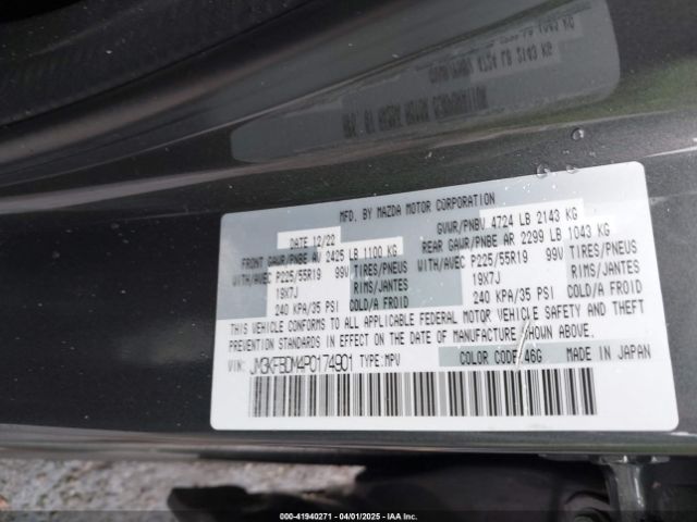 JM3KFBDM4P0174901 Mazda Cx-5 2.5 S Premium