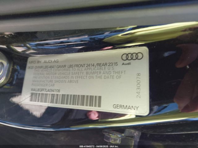 2020 AUDI A3 WAUJEGFF7LA094108 Photo 8