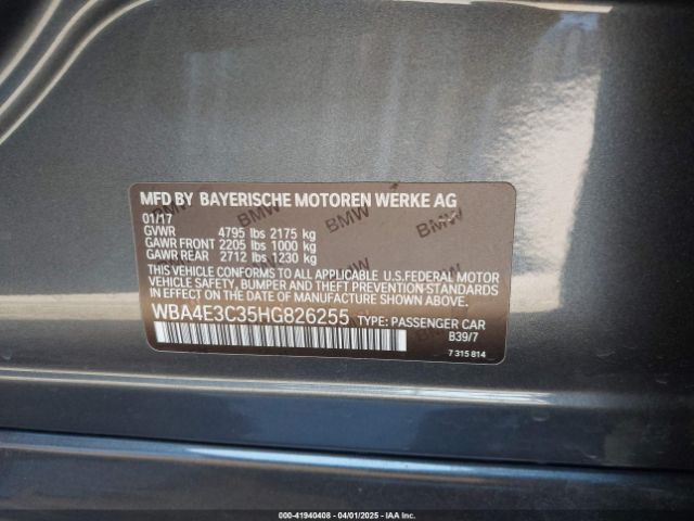 WBA4E3C35HG826255 BMW 440i Gran Coupe
