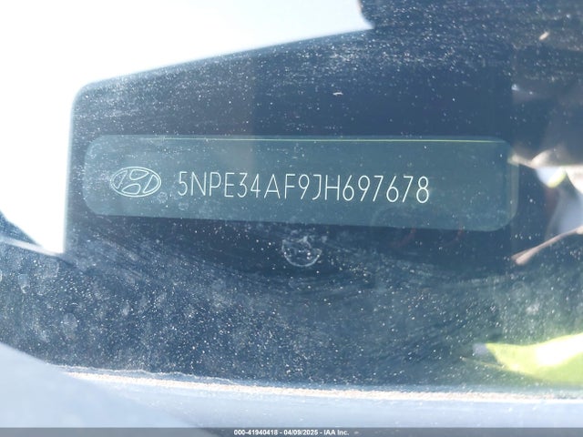 5NPE34AF9JH697678 Hyundai Sonata Sport