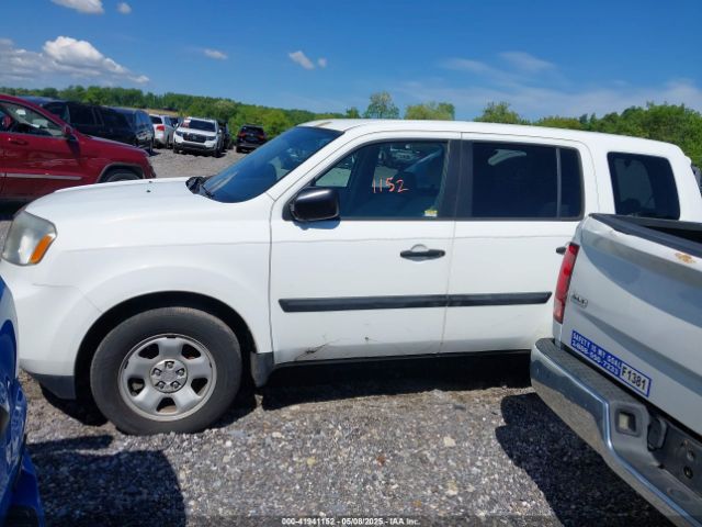 5FNYF3H21EB004222 Honda PILOT LX