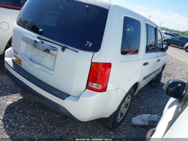 5FNYF3H21EB004222 Honda PILOT LX