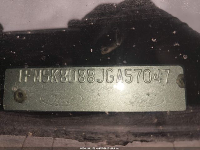 2018 FORD EXPLORER 1FM5K8D88JGA57047 Photo 8