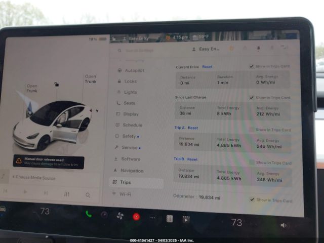 5YJ3E1EA9PF569415 Tesla Model 3 Rear-wheel Drive