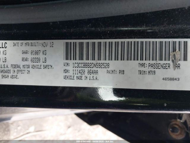 2013 CHRYSLER 200 1C3CCBBB2DN592528 Photo 8
