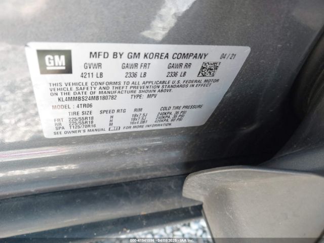 KL4MMBS24MB180782 Buick Encore Gx Fwd Preferred