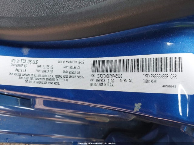 1C3CCCAB6FN745518 Chrysler 200 Limited