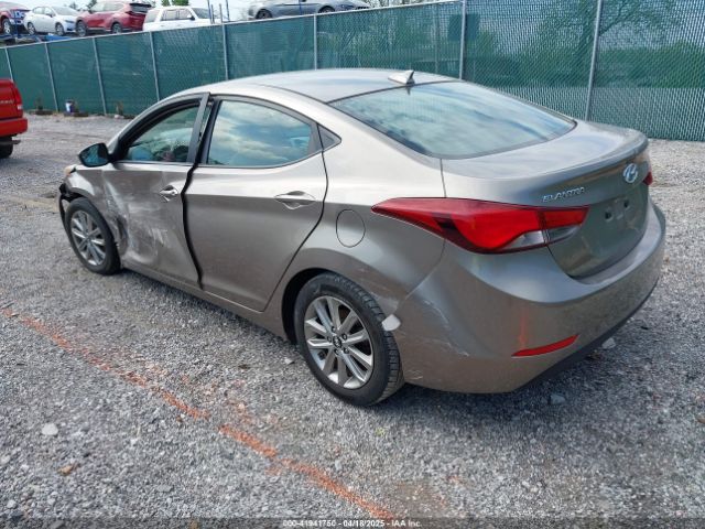 5NPDH4AE6GH656681 Hyundai ELANTRA SE