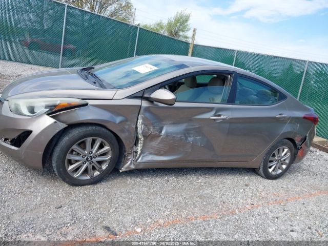5NPDH4AE6GH656681 Hyundai ELANTRA SE