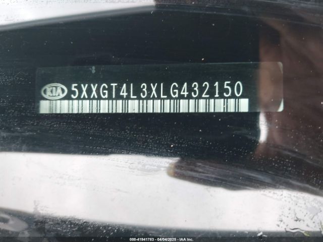 5XXGT4L3XLG432150 KIA Optima Se