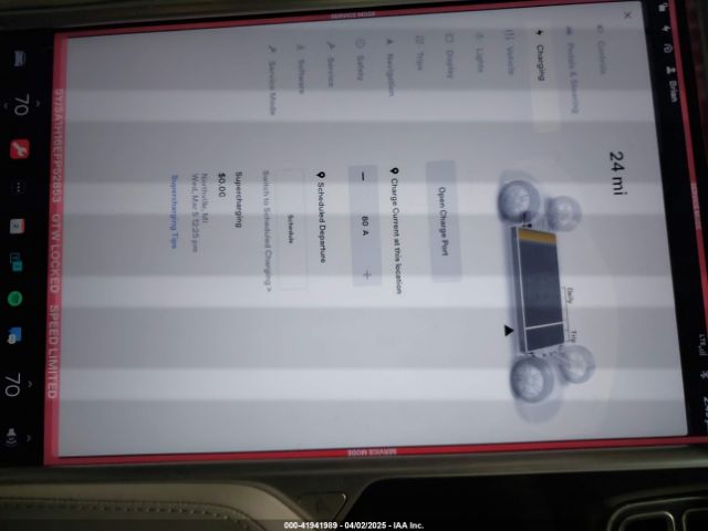 5YJSA1H16EFP52853 Tesla Model S P85