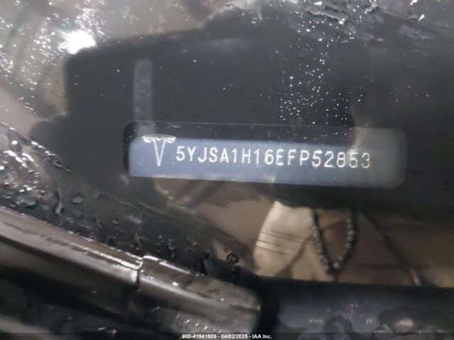 5YJSA1H16EFP52853 Tesla Model S P85
