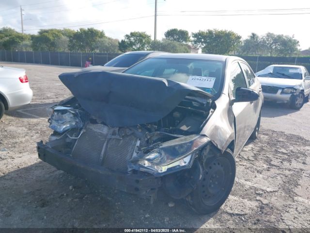2T1BURHE5EC055624 Toyota COROLLA LE