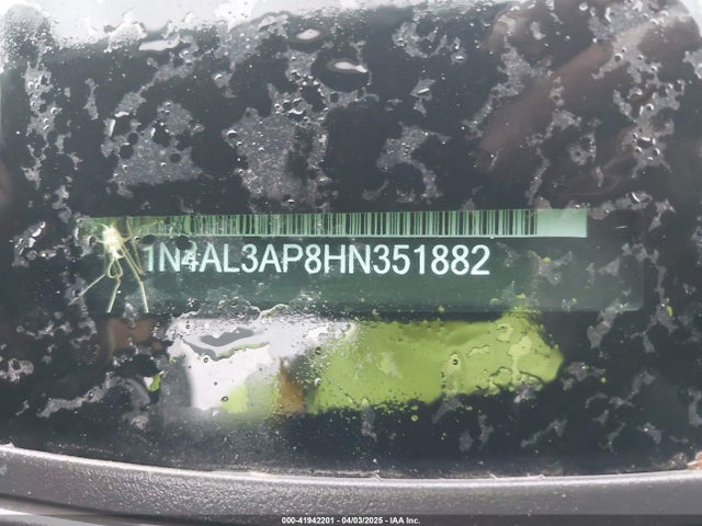 1N4AL3AP8HN351882 Nissan Altima 2.5 S