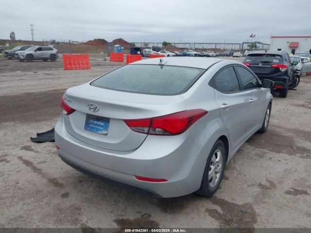 5NPDH4AE3EH494618 Hyundai ELANTRA SE