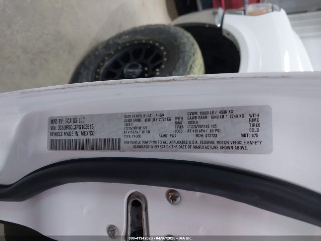 3C6UR5CL3RG102516 RAM 2500 Tradesman  4x4 6'4 Box