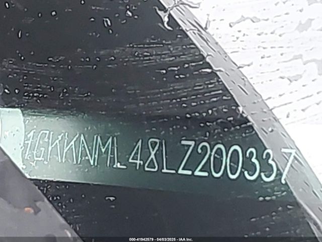 1GKKNML48LZ200337 GMC Acadia Fwd Slt
