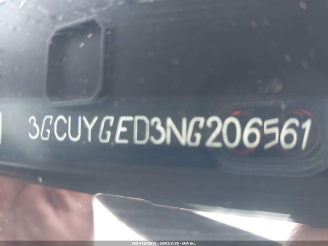 3GCUYGED3NG206561 Chevrolet Silverado 1500 Ltd 4wd  Short Bed Ltz