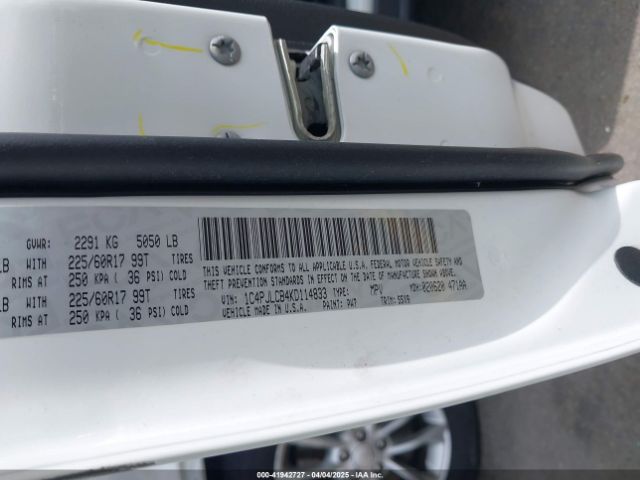 2019 JEEP CHEROKEE 1C4PJLCB4KD114833 Photo 8