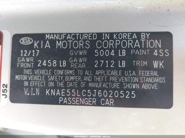 2018 KIA STINGER KNAE55LC5J6020525 Photo 8