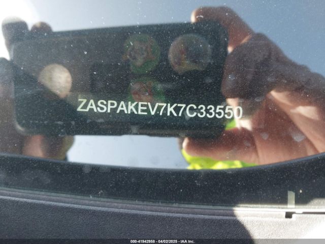 ZASPAKEV7K7C33550 Alfa Romeo Stelvio Quadrifoglio Awd