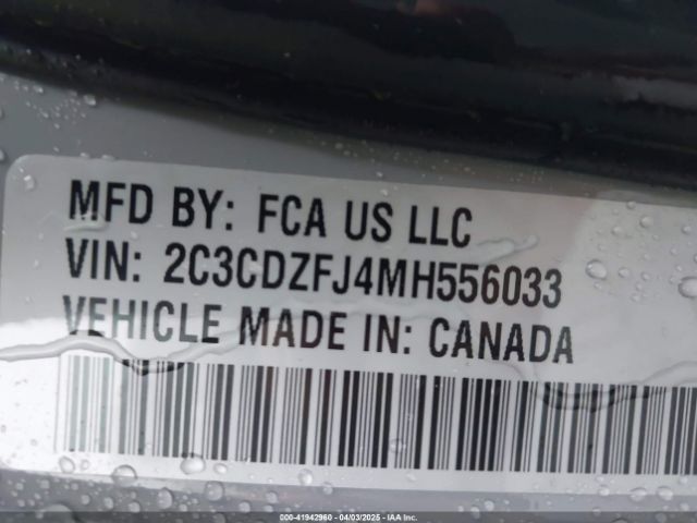 2021 DODGE CHALLENGER 2C3CDZFJ4MH556033 Photo 8