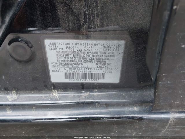 3N1CN8DV4PL832282 Nissan Versa 1.6 S Xtronic Cvt