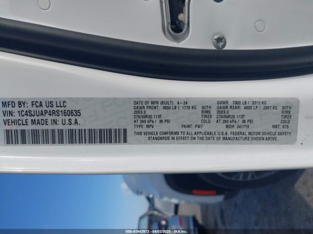 1C4SJUAP4RS160635 Jeep Wagoneer Series I 4x2