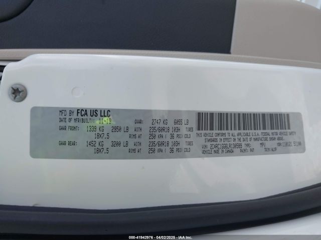2C4RC1GG6LR130589 Chrysler Pacifica Limited
