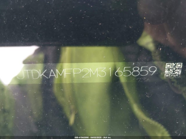 JTDKAMFP2M3165859 Toyota Prius Prime Le