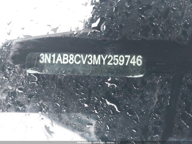 3N1AB8CV3MY259746 Nissan Sentra Sv Xtronic Cvt