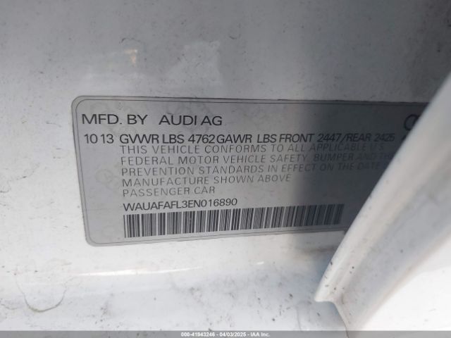 2014 AUDI A4 WAUAFAFL3EN016890 Photo 8