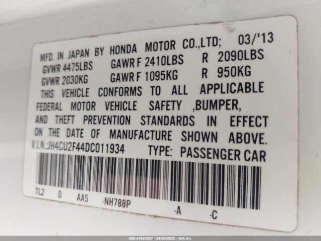 2013 ACURA TSX JH4CU2F44DC011934 Photo 8