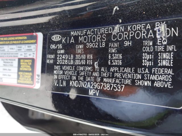 KNDJN2A29G7387537 KIA Soul