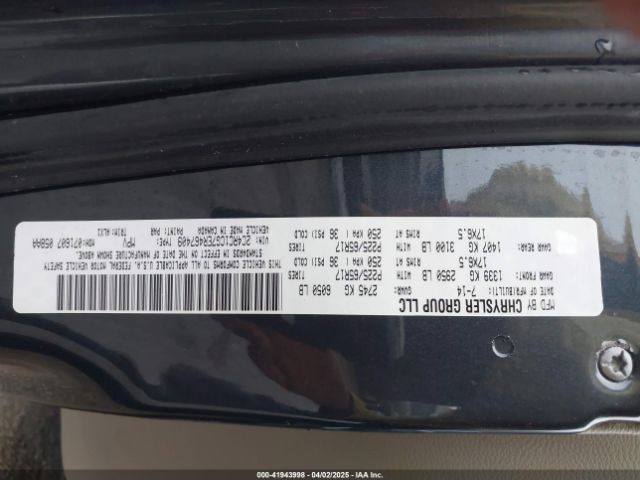 2C4RC1CG7ER467409 Chrysler Town & Country Touring-l