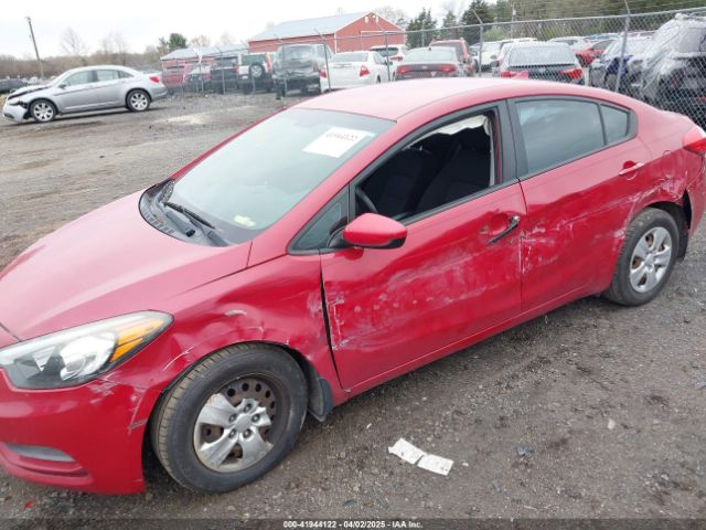 KNAFK4A61G5493891 KIA FORTE LX