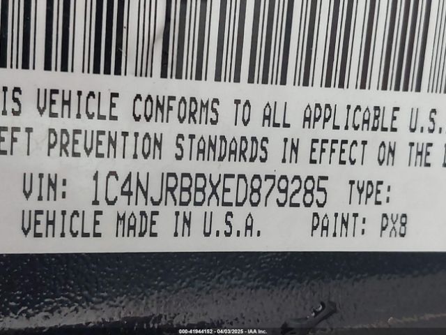 1C4NJRBBXED879285 Jeep Patriot Sport