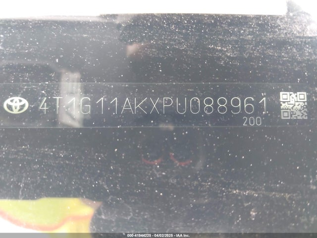 4T1G11AKXPU088961 Toyota CAMRY SE