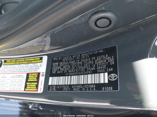 4T1DAACK4SU534093 Toyota CAMRY LE