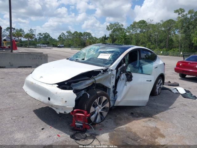 2021 TESLA MODEL Y 5YJYGDEE7MF077708 Photo 1