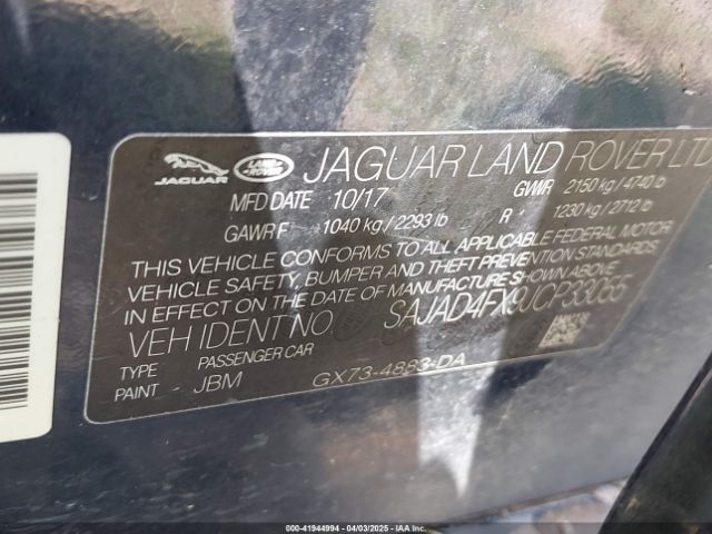 2018 JAGUAR XE SAJAD4FX9JCP33055 Photo 8