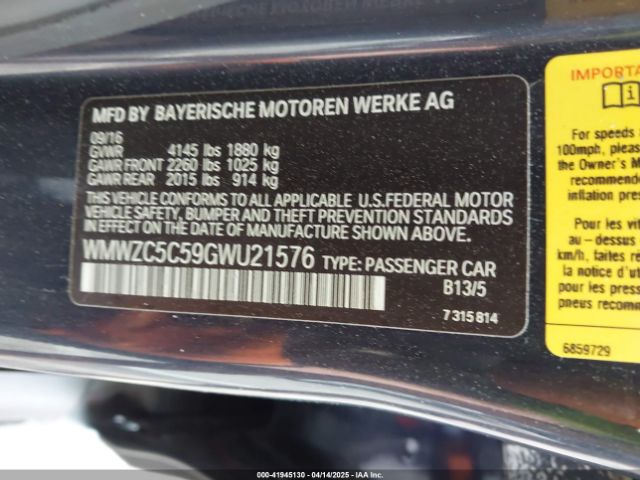 WMWZC5C59GWU21576 Mini Countryman Cooper S